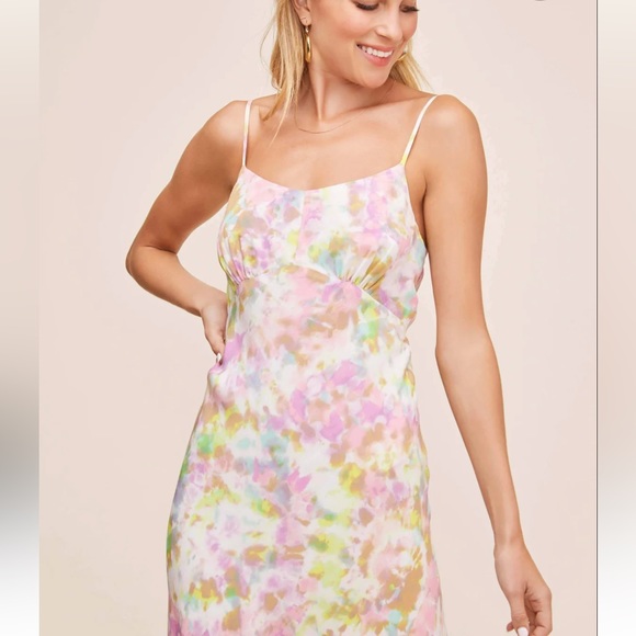 ASTR CHARISMA TIE DYE MIDI DRESS SIZE XS - Picture 2 of 4